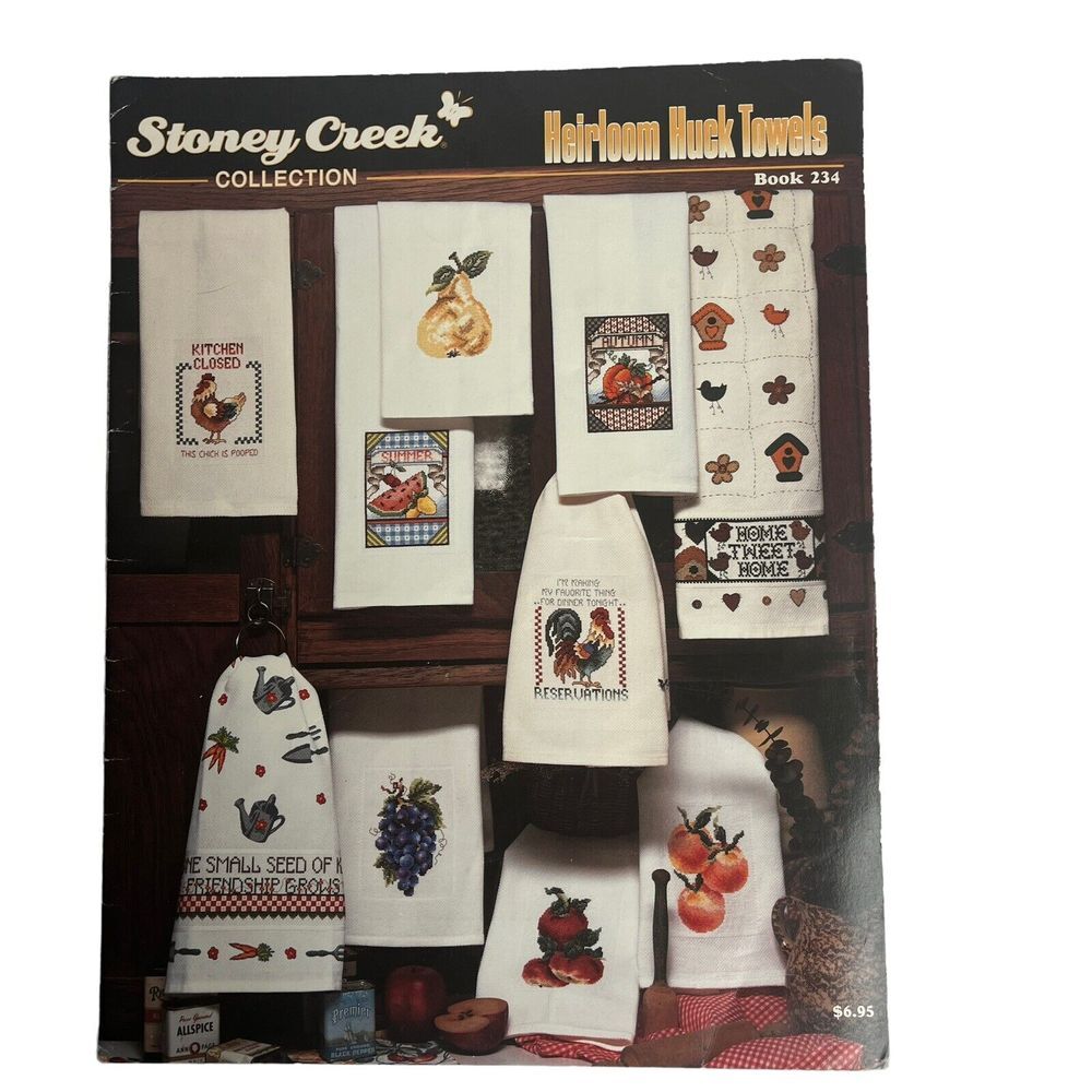 Heirloom Huck Towels by Stoney Creek Collection Cross Stitch Pattern Book 234